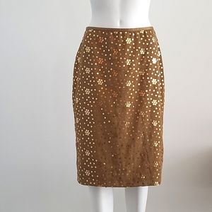 Ann Taylor Loft sequin skirt NWT